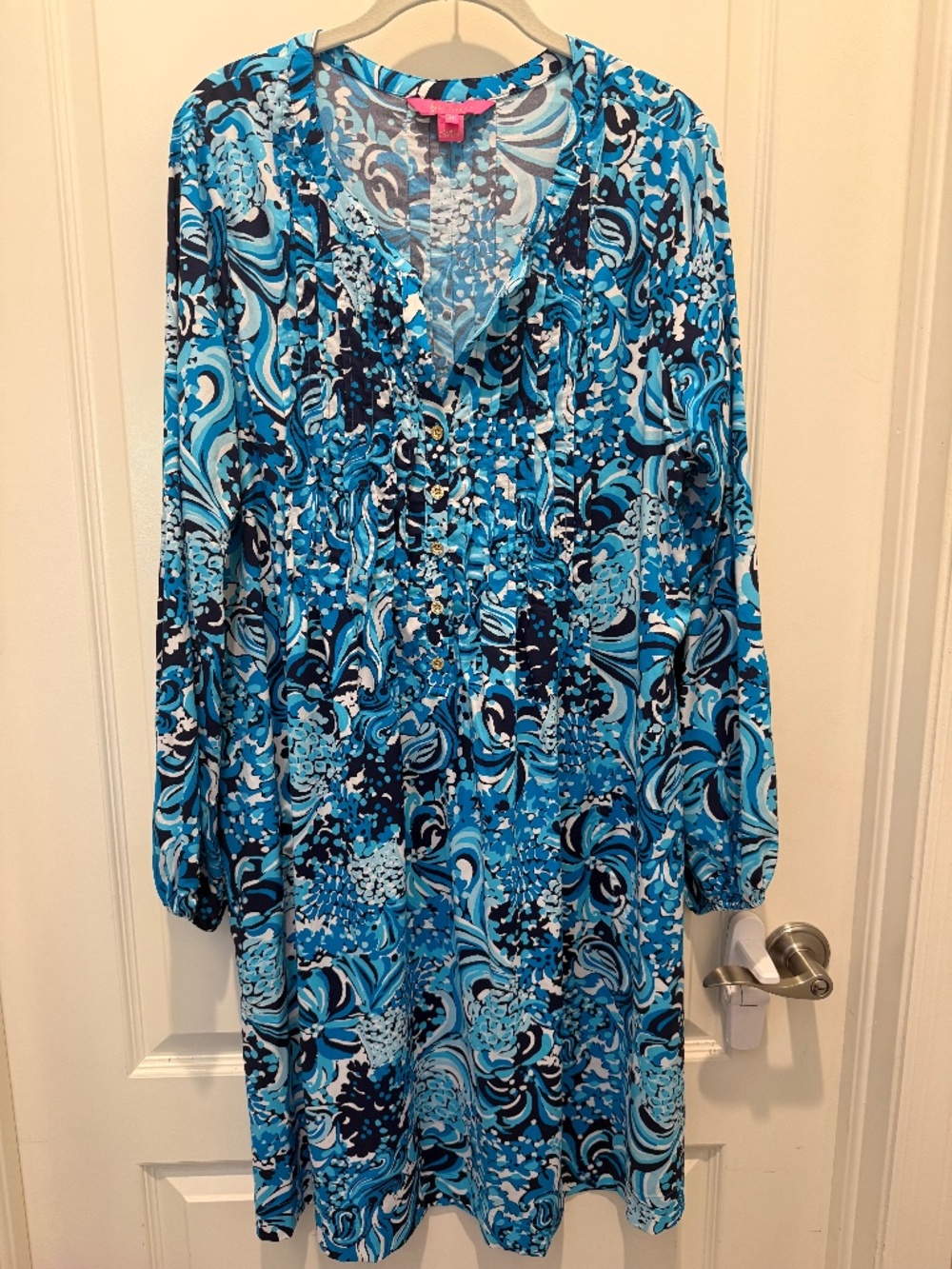 Lilly Pulitzer Tunic-Style Long-Sleeved Dress, XL